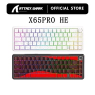 ATTACK SHARK X65PRO HE Rapid Trigger Wireless Gaming Keyboard 0.01mm RT Accuracy 8KHz Polling Rate W