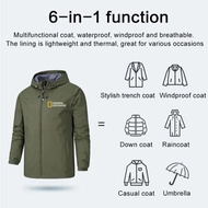 Spring New Arrival Windproof Waterproof Climbing Jacket for Outdoor Men and Women  Hooded Coat