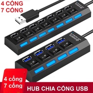 7-Port USB Hub with Switch and 4-Port USB Hub with Switch/ 4-Port USB 3.0 Hub. LMS