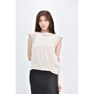 ((S) giordano ladies Cotton Pure Cotton Sleeveless Apricot Top Second-Hand Clothes