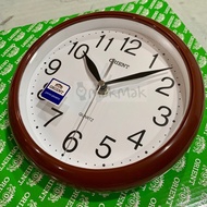 [100% Original] ORIENT Wall Clock QUARTZ OD054 BROWN Jam Dinding OD054
