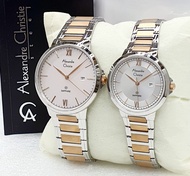 Alexandre Christie 8537 Couple Pria & Wanita - Jam Tangan Couple Termurah