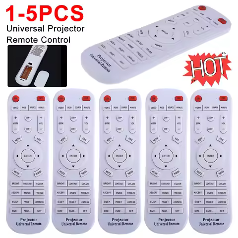 1-5PCS Universal Projector Remote Control for 3M Acer Benq Toshiba Epson Hitachi Sony Jvc Nec Optoma