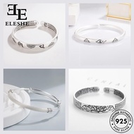 ELESHE JEWELRY Moissanite Diamond Rantai Bangle Fashion Tangan Silver Gelang Bracelet 925 Women Perempuan Original M147