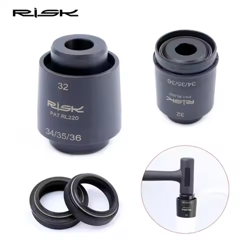 RISK Bicycle Fork Seal Driver Tool Kit Fork Seal Installation Tool for FOX 32/34/35/36mm Pipe Diamet