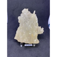 D2037 Natural Raw Ore Agate Free Ornament Stand Weight: 132g Size: Height 105 Width 84mm Thickness 3
