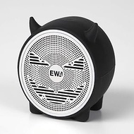 EWA A101 ポータブルスピーカー Bluetooth 小型スピーカー ミニスピーカー 手乗りスピーカー［超小型/大音量］ボータブル ワイヤレス コンパクト おうちでフェス気分 〜手乗り小悪魔スピーカー〜 (ブラック)