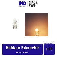 Lampu Bohlam Senja-Kilometer-Kilo Meter-KM Motor Mobil T10-T 10 12V 5 Watt Grand-Supra-Karisma-Revo-Blade-Beat-Vario-Scoopy