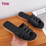 YOTO New Korean Flat Sandals For Women Casual Comfortable Shoes