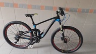 27.5吋Giant全碳纖避震山地單車