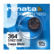 [SG] Renata 364 SR621SW AG1 LR621 Silver Oxide Button Battery