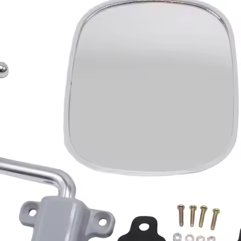 Gray Door Mirrors Wear Resistant Exterior Rearview Practical Spare Parts for Landcruiser HJ45 1972-1