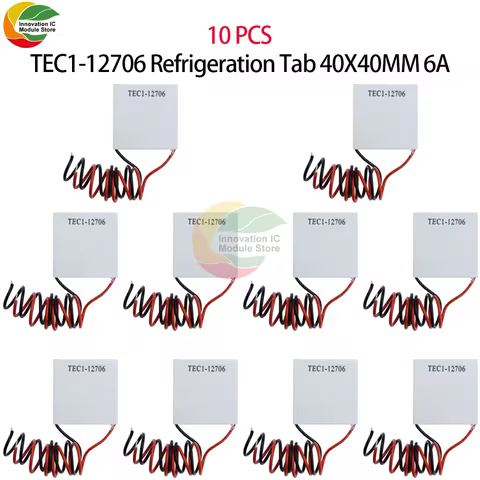 1-10Pcs TEC1-12706 12706 Thermoelectric Cooler Peltier 40*40MM 12V New of semiconductor refrigeratio