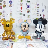 迪世尼迪士尼絕版限定米奇米老鼠變裝小飛象金色黑白復古鑰匙圈吊飾掛飾公仔玩具擺飾收藏