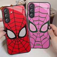 G-68 Spider man HD Glass Casing for Samsung A54 Note 10 Plus ProA35 A25 A34 A55 M15 5G Case