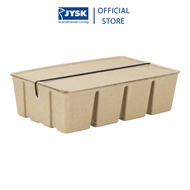 Hộp đựng | JYSK Bjork | giấy nén | tự nhiên | R28xD17xC8cm