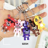 GESH FNAF Keychain, PVC Cartoon Animal Bear Keychain, Creativity Five Night At Fredys Kawaii Backpac