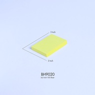 Bantex Memo Tempel / Sticky Note Polos Tebal dan Tahan Lama BH90XX