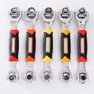 Factory Direct Supply 48-in-1 Wrench Multifunctional Wrench Rotating Dog Head Wrench 52-in-1 Wrench