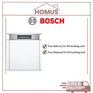 BOSCH 9.5L | 4 Semi-integrated Built-in Dishwasher 60 cm (SMI4HCS48E)