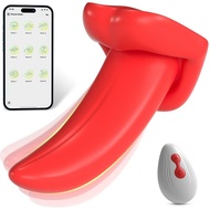 Popular large-tongue magnetic suction vibrating tongue for women, instant orgasm tongue licker, adul