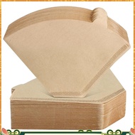 Disposable Natural Paper Cone Coffee Filters 200 Count 8-12 Cup Unbleached youyilu