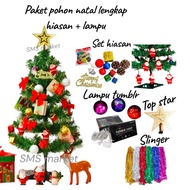 90cm PVC Christmas Tree || 90cm Split Christmas Tree Decoration Strong Durable