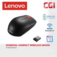 Lenovo Essential Compact 1000 DPI Wireless Mouse - 4Y50R20864