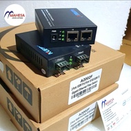 NUFIBER NF-A2002F 2X 1000MB FO SFP FIBER TO 2X UTP Media CONVERTER SWITCH 2SFP + 2RJ45