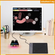[SzluzhenfcMY] Keypad OSU Gaming Keyboards Professional RGB Cool Backlit for PC Black