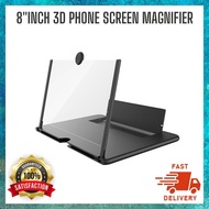 [Ready Stock] 8" inch Mobile Phone 3D Enlarge HD Blu-ray Screen Magnifier Foldable Amplifier Handpho