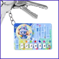 Mini Turntable DJ Keychain Cute Cartoon Keyring Bag Charm DJ Disc Player Keychain for Kids Boys Girl