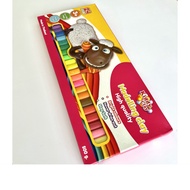 Kiddy Clay 24-Color Handmade Modeling Clay Safe for Children - Clay - Multi-Colored Modeling Clay