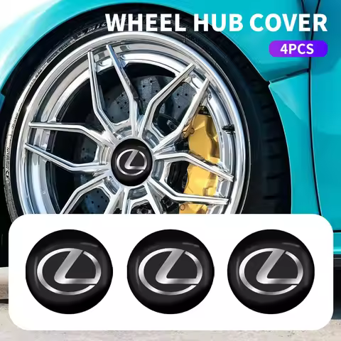 56mm Car Wheel Center Hub Cap Sticker Accessories For Lexus F-SPORT ES RX NX LS UX LM LX GX LC RZ IS