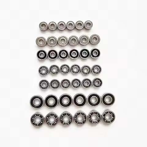 10Pcs 520 620 830 850 950 Bearing 5mm/6mm Guide Roller Bearings for Tamiya Mini 4WD RC Car 2*6*2.5 2