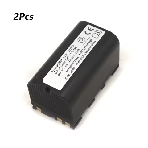 2Pcs GEB221 Battery 7.4V 4400mAh for Leic TS02/06/09 Series Total Station