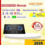 Rinnai RB982G Built-In Gas Hob / Rinnai RB-982G Gas Stove / 2 Tungku Dapur Rinnai Cooker Hob