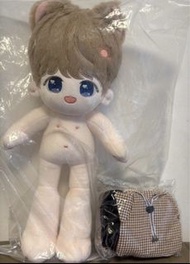 *絕版全新* 姜濤40cm長腳喵公仔連原裝陽光少年娃衣一套