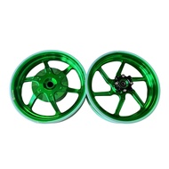 ล้อ MAX GIORNO125 CNC หน้า 12X2.50 หลัง 12X2.50 สีเขียว