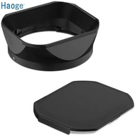Haoge Metal Square Lens Hood for Fujifilm Fuji XF16-50mm F2.8-4.8 R LM WR ,XF33mm F1.4 R LM WR,XF 23