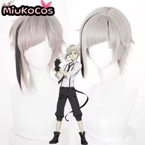 IN STOCK Atsushi Nakajima Cosplay Wig MiukoCosplay Anime Bungo Stray Dogs Cosplay