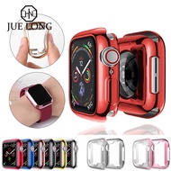 Watch Case For Apple Watch Series 6 SE 5 4 3 2 1 Case Silicone Soft Protective Full Cover For iWatch 42 38 40 44mm Accessories
