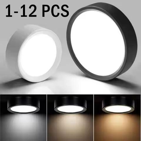 LED Ceiling Light 9W 12W 15W 20W 25W Surface Mounted Downlight Ceiling Lamp for Living Room Kitchen 