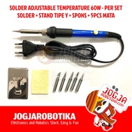 Solder Set Adjustable Temperature 200-450 C 60W 8 in 1