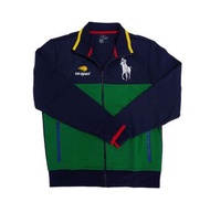 Polo Ralph Lauren French Navy us open Long Sleeves Ballboy Jacket 深藍 x 綠 運動 長袖 外套