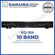 SAKURA EQ-104 10 BAND EQUALIZER