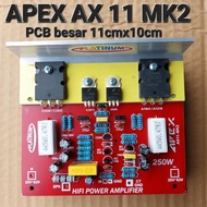 APEX AX11 MK2 HI FI DRIVER POWER MONO C5200 BLAZER OPEN YIROSHI KIT PCB DRIVER + FINAL 2 TRANSISTOR 