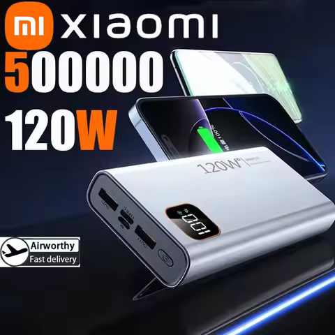 Xiaomi 50000mAh Power Bank Portable Super Fast Charge Power Bank Large Capacity Digital Display Batt