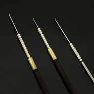 Bamboo sand bead needle tambour aari needle bead beading needle - A.3.5cm
