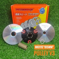PITSBIKE MIO115 "105mm" PULLEY SET V3